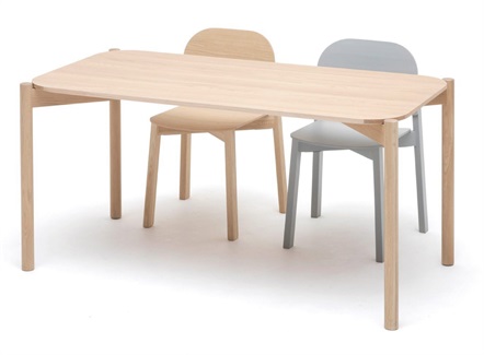 企業公司職工餐廳簡約4人位實木桌椅